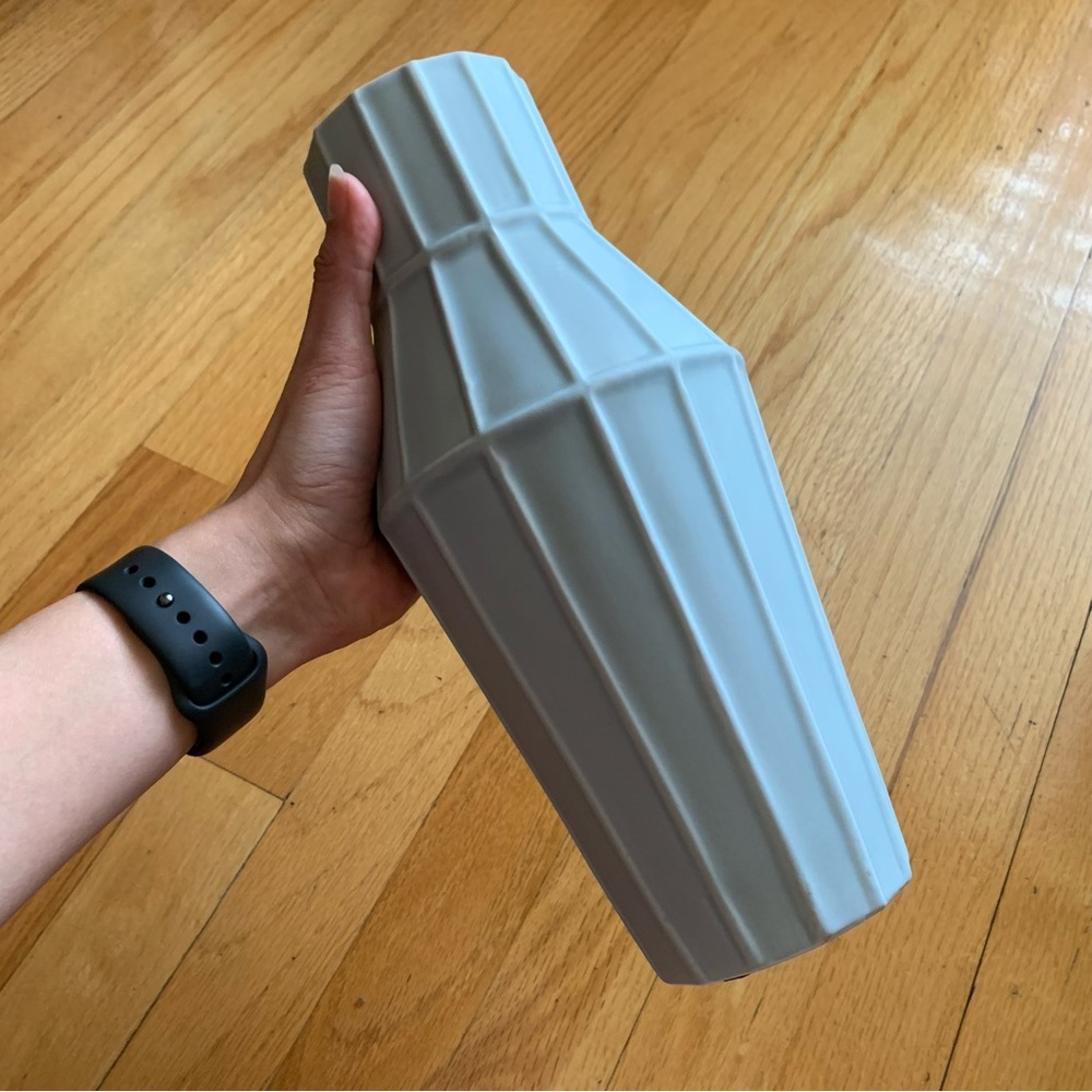 Bloom Room by Joann light blue/grey flower vase
